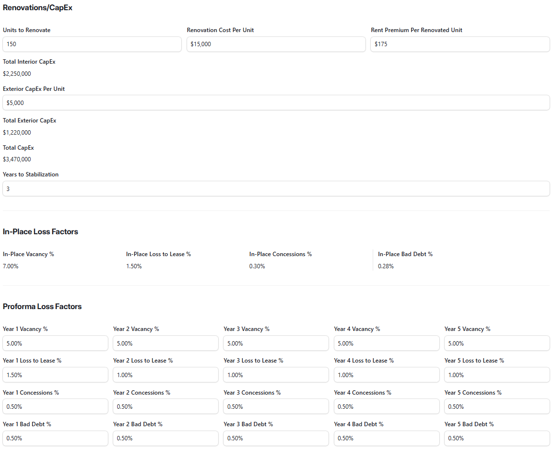 Underwriting Model View 3